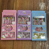Cute Artifical Nails,2 bracelets & Hair rubber For Kids - Buy Online in Pakistan at Cosmia.pk