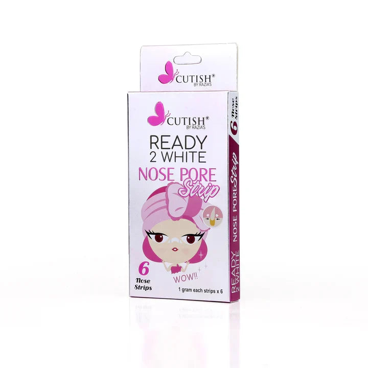 Cutish Ready 2 White Nose Strips 6 Pcs - Buy Online in Pakistan at Cosmia.pk