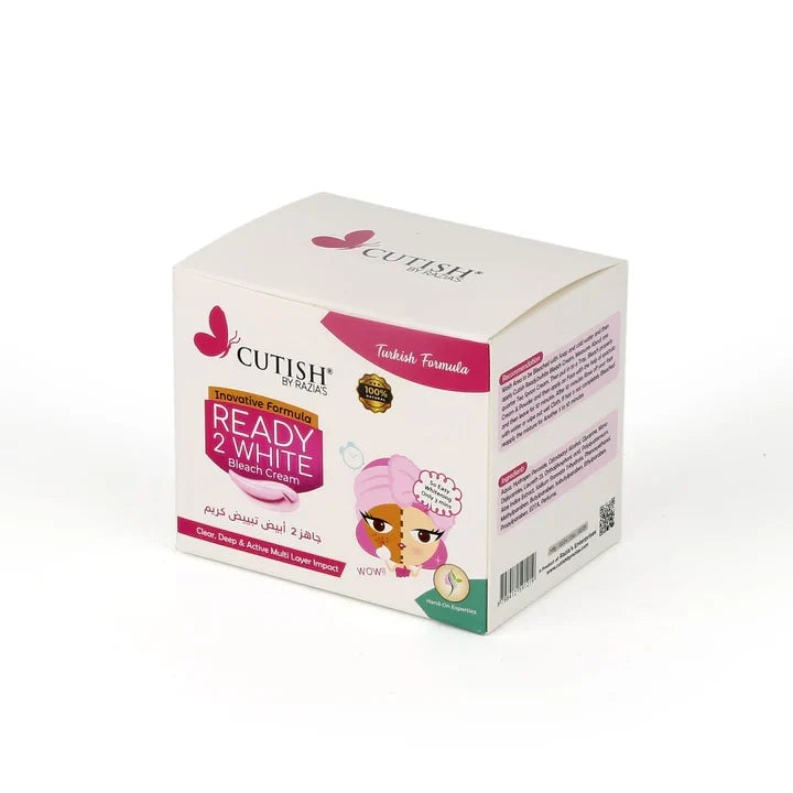 Cutish Ready to white Bleach Cream - Buy Online in Pakistan at Cosmia.pk