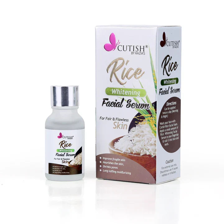 Cutish Rice Whitening Serum - Buy Online in Pakistan at Cosmia.pk