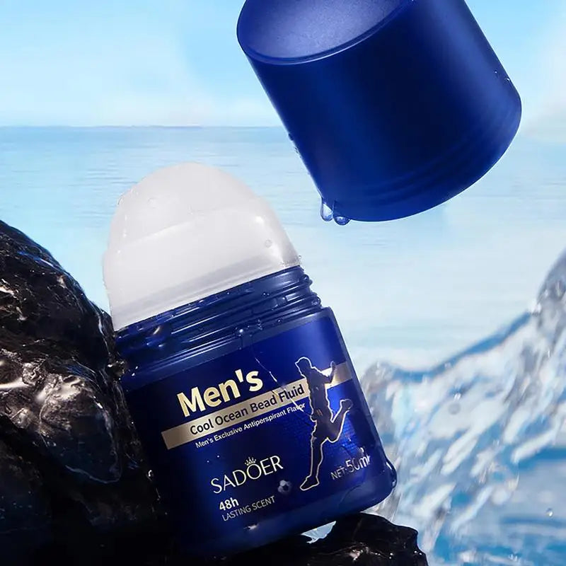 Sadoer Blue Ocean Men Roll-on Deodorant 50ml - Buy Online in Pakistan at Cosmia.pk