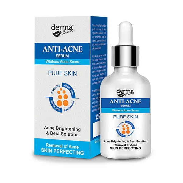 Derma Clean Anti Acne and Whitening Serum - 30ml - Buy Online in Pakistan at Cosmia.pk