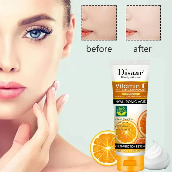 DISAAR Deep Cleansing Whitening Vitamin C Face Wash - 100ml - Buy Online in Pakistan at Cosmia.pk