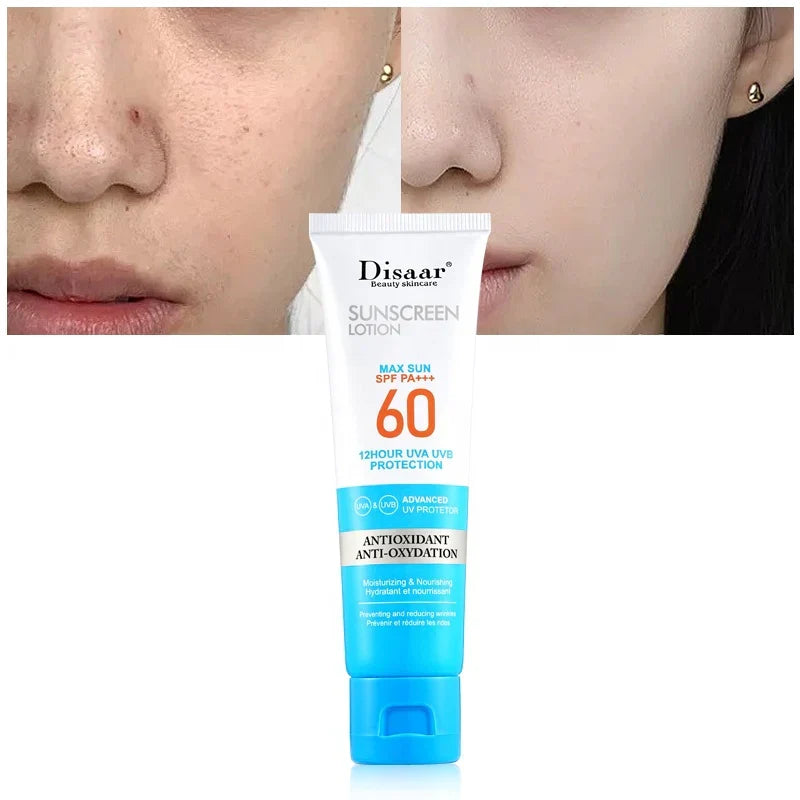 DISAAR SPF 60++ 12Hour Protection Anti Oxidation Sunscreen Lotion - Buy Online in Pakistan at Cosmia.pk