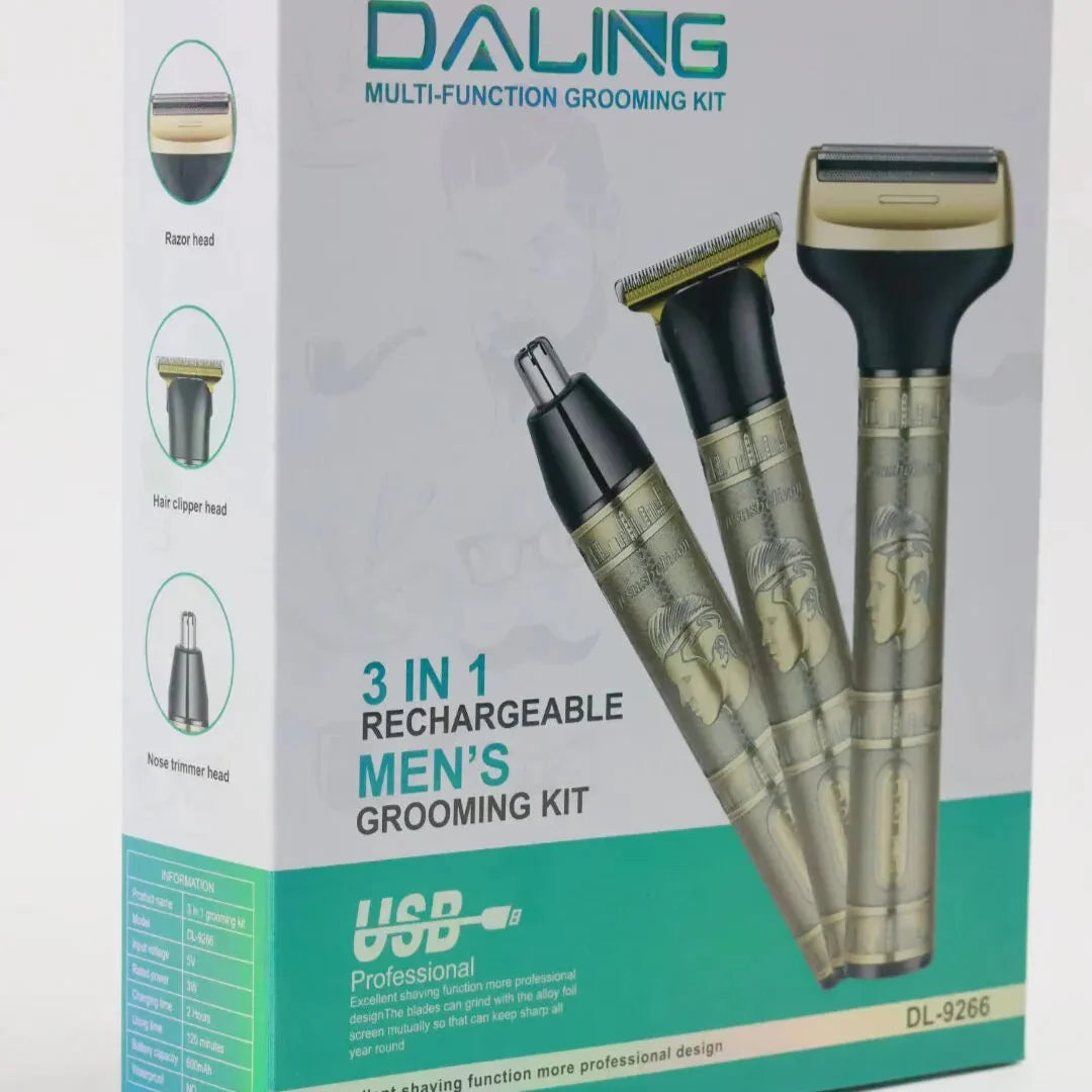 Daling DL-9266 3-in-1 Rechargeable Hair Clipper - Buy Online in Pakistan at Cosmia.pk