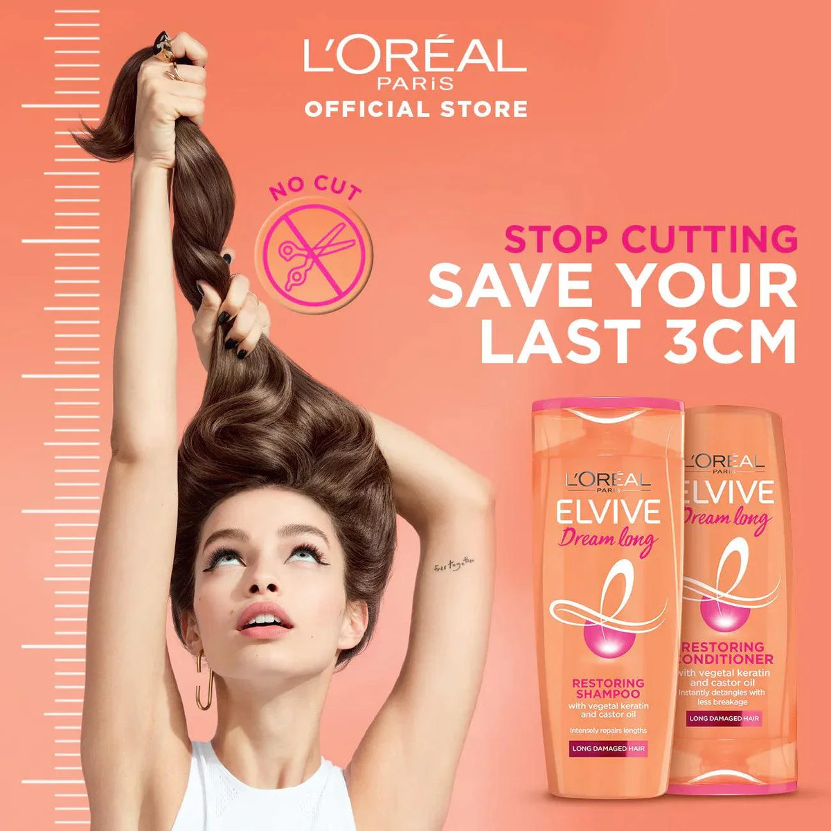 L'oreal Paris Dream Long Conditioner 175 ml - Buy Online in Pakistan at Cosmia.pk