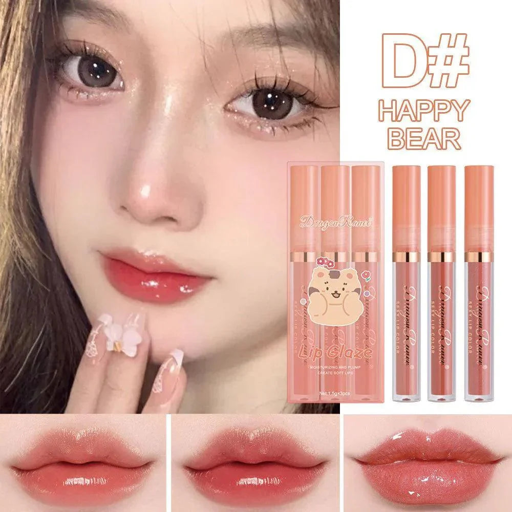 3 Pcs Dragon Ranee Moisturizing Majestic Lip Glaze - Buy Online in Pakistan at Cosmia.pk