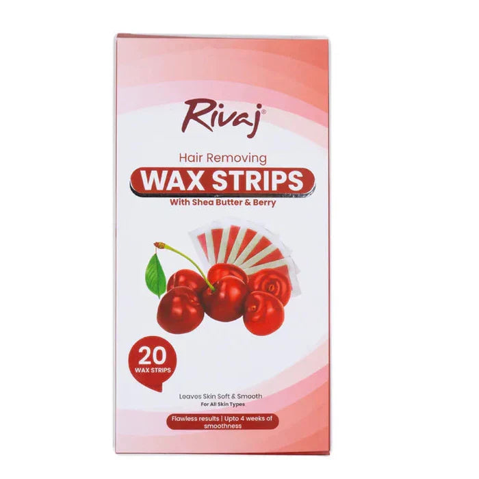 Rivaj UK - Shea Butter & Berry Body Wax Strips - Buy Online in Pakistan at Cosmia.pk