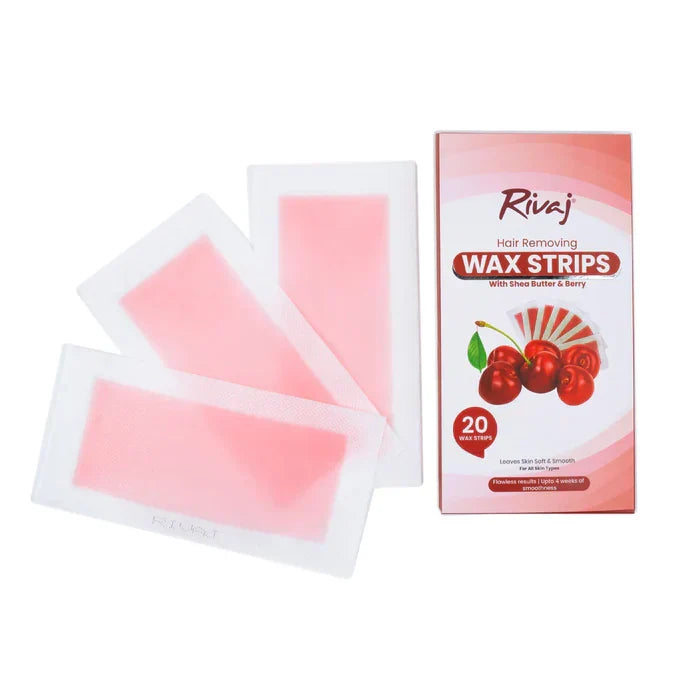 Rivaj UK - Shea Butter & Berry Body Wax Strips - Buy Online in Pakistan at Cosmia.pk