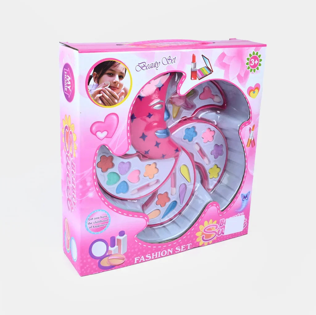 pink moon-shaped kids cosmetics set - Buy Online in Pakistan at Cosmia.pk