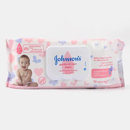 Johnson's Gentle All Over Baby Wipes - 72-Pack - Buy Online in Pakistan at Cosmia.pk