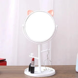 Cat Ear Makeup Mirror with Stand - Buy Online in Pakistan at Cosmia.pk