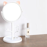 Cat Ear Makeup Mirror with Stand - Buy Online in Pakistan at Cosmia.pk