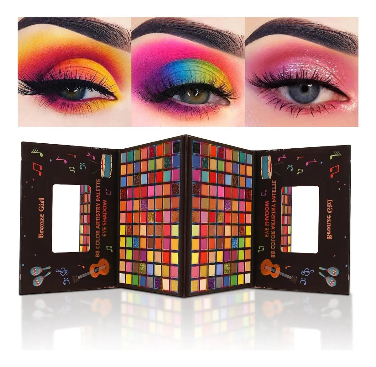 Bronze Girl Artistry Eyeshado Palette - 88 Colors - Buy Online in Pakistan at Cosmia.pk