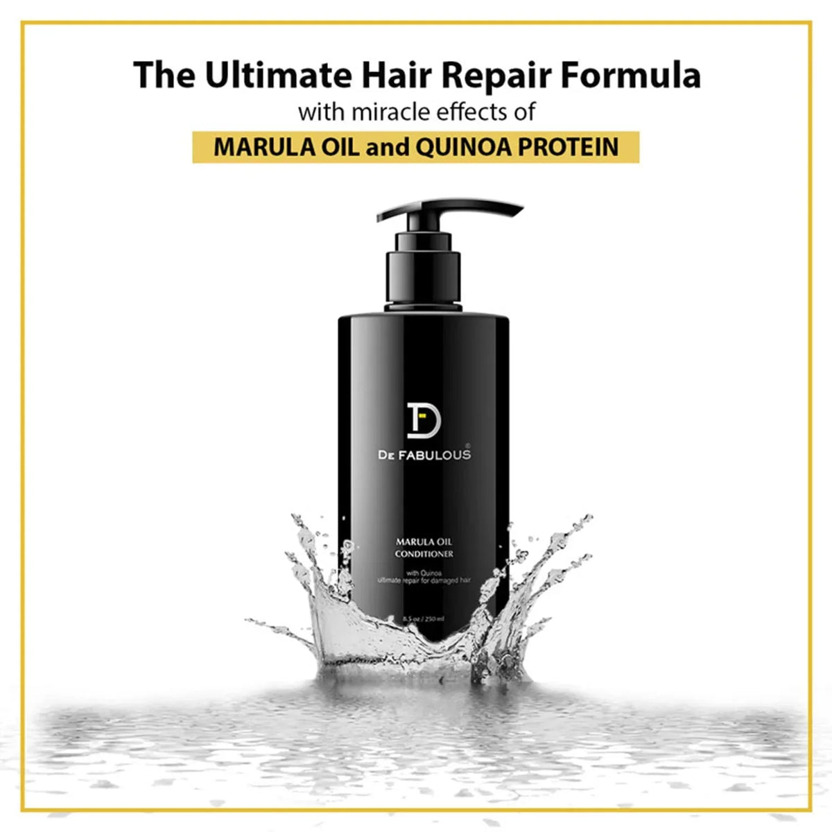 De Fabulous Marula Oil Conditioner - 250ml - Buy Online in Pakistan at Cosmia.pk