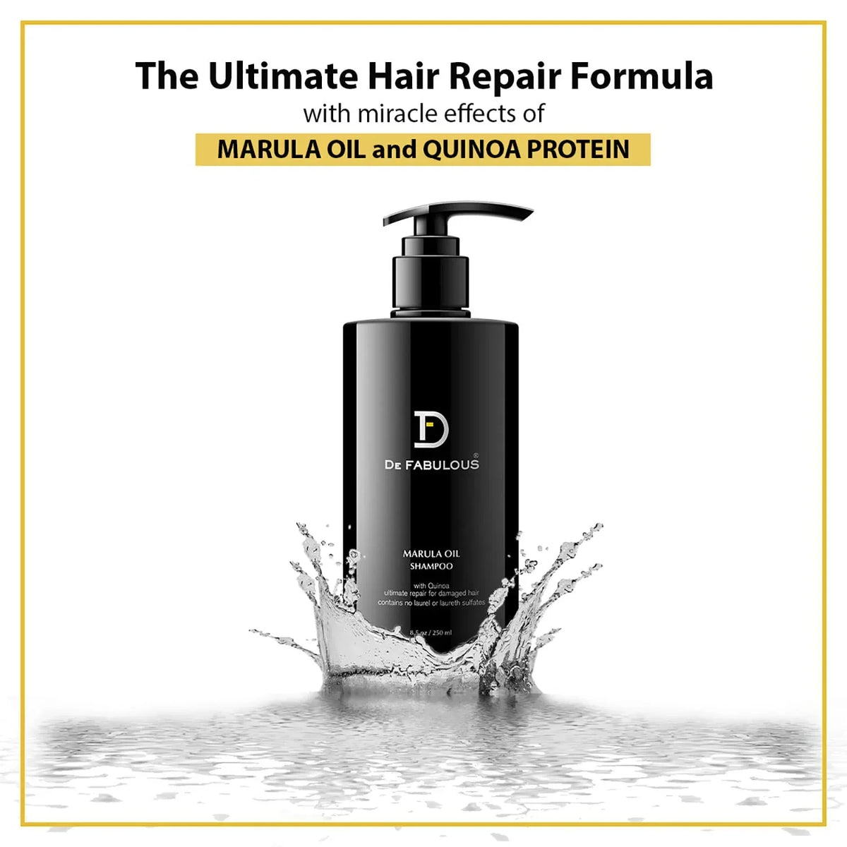 De Fabulous Marula Oil Shampoo - 250ml - Buy Online in Pakistan at Cosmia.pk