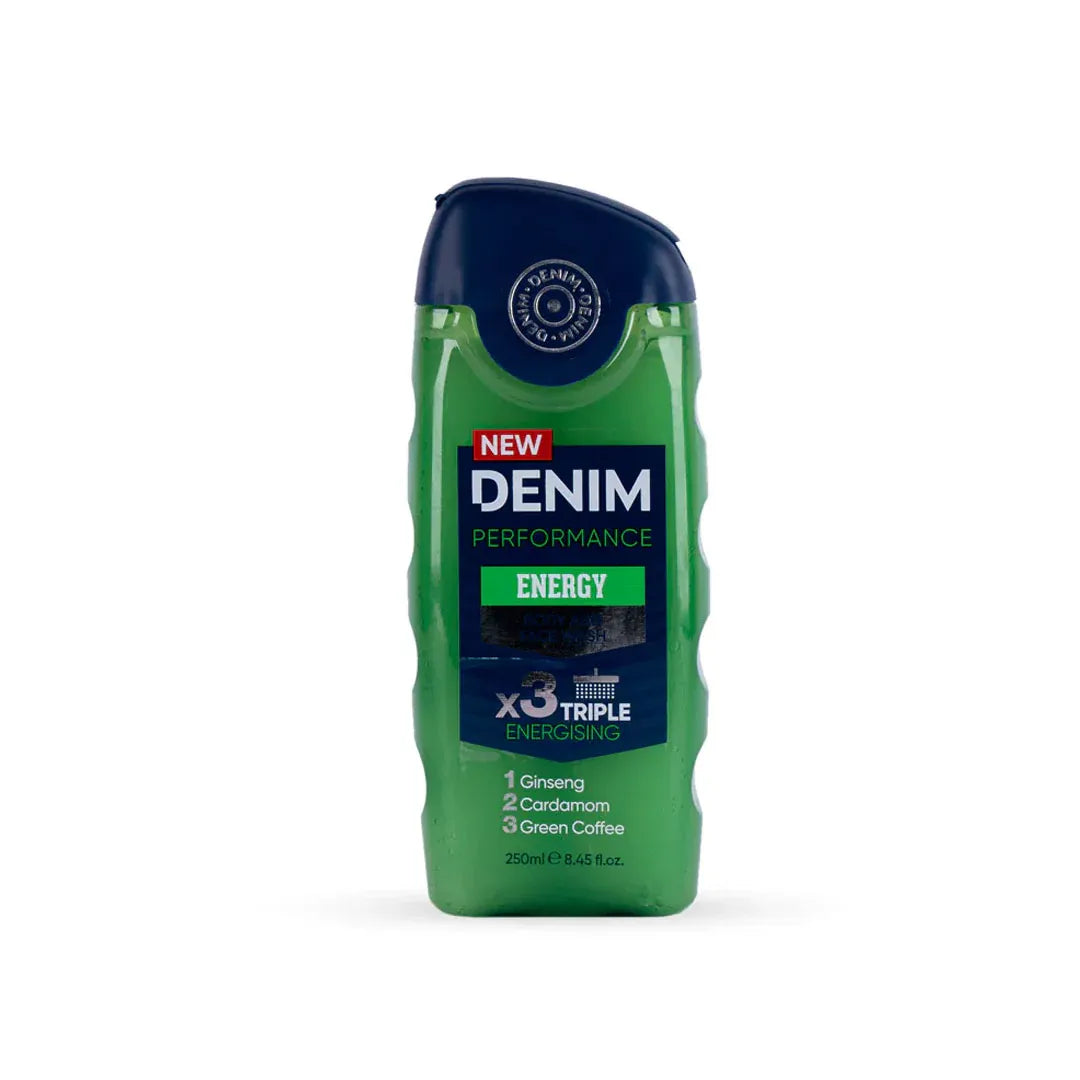 Denim Wild X3 Triple Energy Shower Gel - 250ml - Buy Online in Pakistan at Cosmia.pk