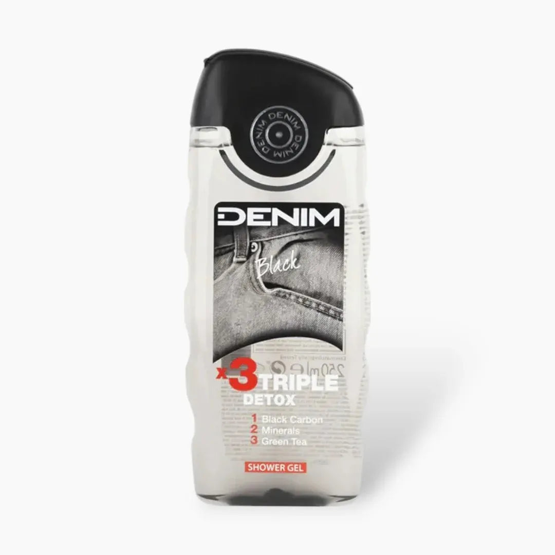 Denim Black X3 Triple Detox Shower Gel - 250ml - Buy Online in Pakistan at Cosmia.pk