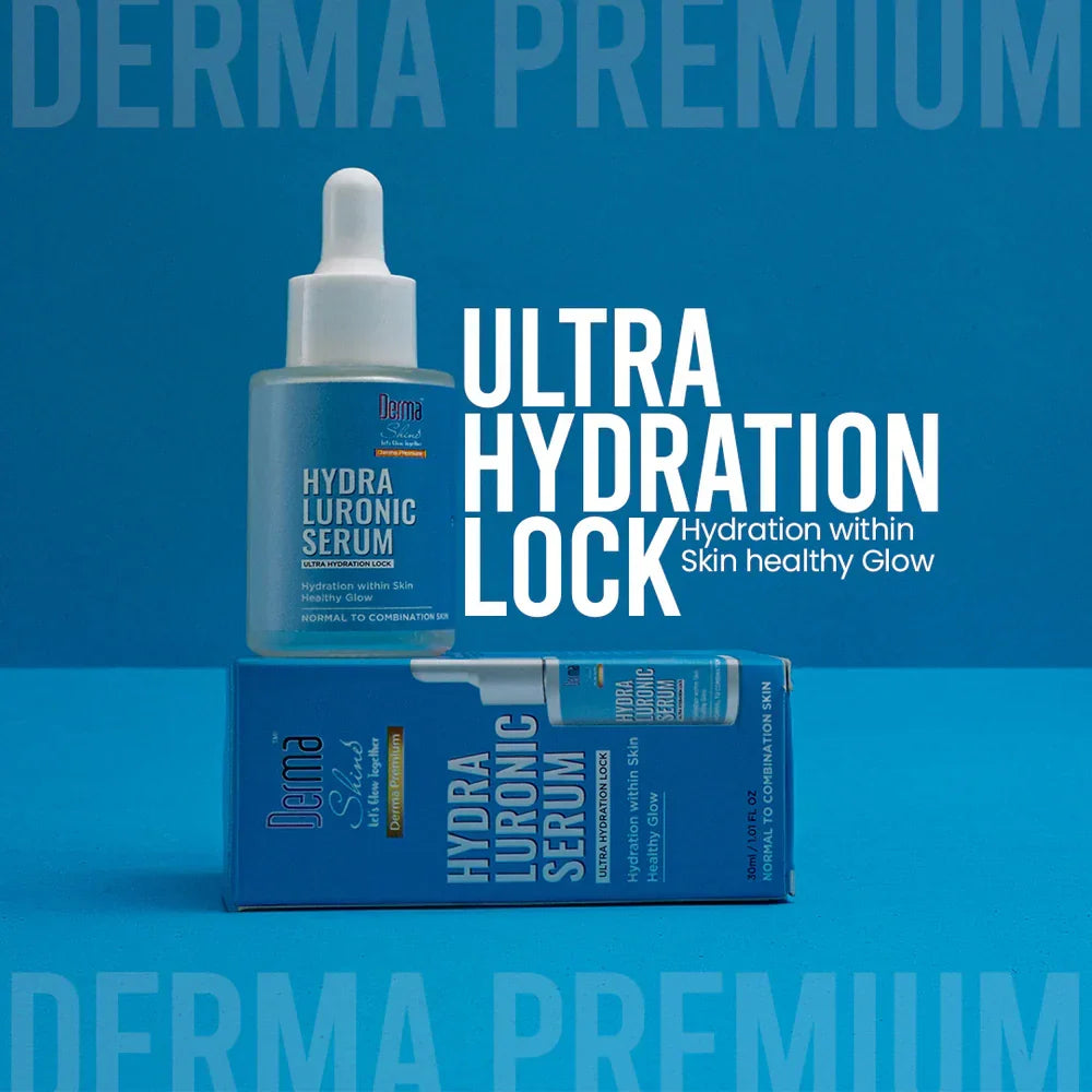Derma Shine Premium HydraLuronic Serum - 30ml - Buy Online in Pakistan at Cosmia.pk