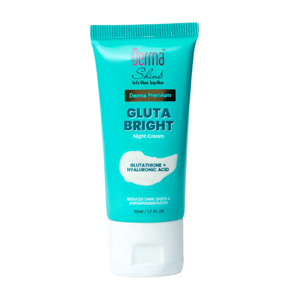 Derma Shine Premium Gluta Bright Night Cream - 50ml - Buy Online in Pakistan at Cosmia.pk