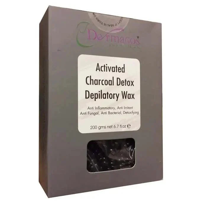 Dermacos Liposoluble Depilatory Wax (Charcoal) - Buy Online in Pakistan at Cosmia.pk