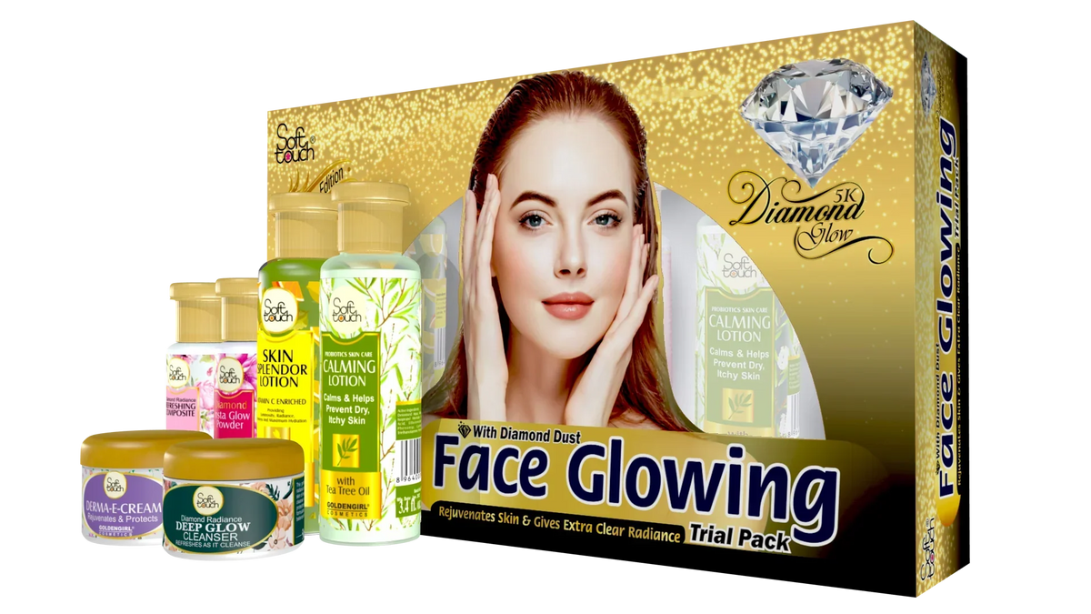 Soft Touch New-Diamond Face Glowing Kit - Buy Online in Pakistan at Cosmia.pk