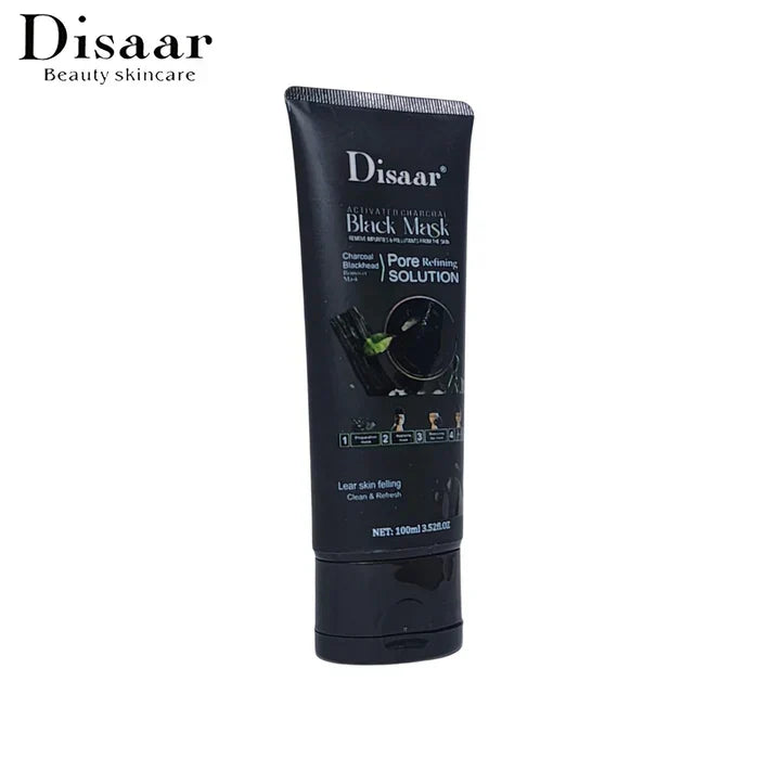 Disaar Charcoal Black Head Mask - 100ml - Buy Online in Pakistan at Cosmia.pk