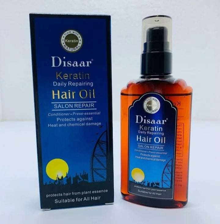 Disaar Keratin Daily Repairing Hair Oil - 120ml - Buy Online in Pakistan at Cosmia.pk