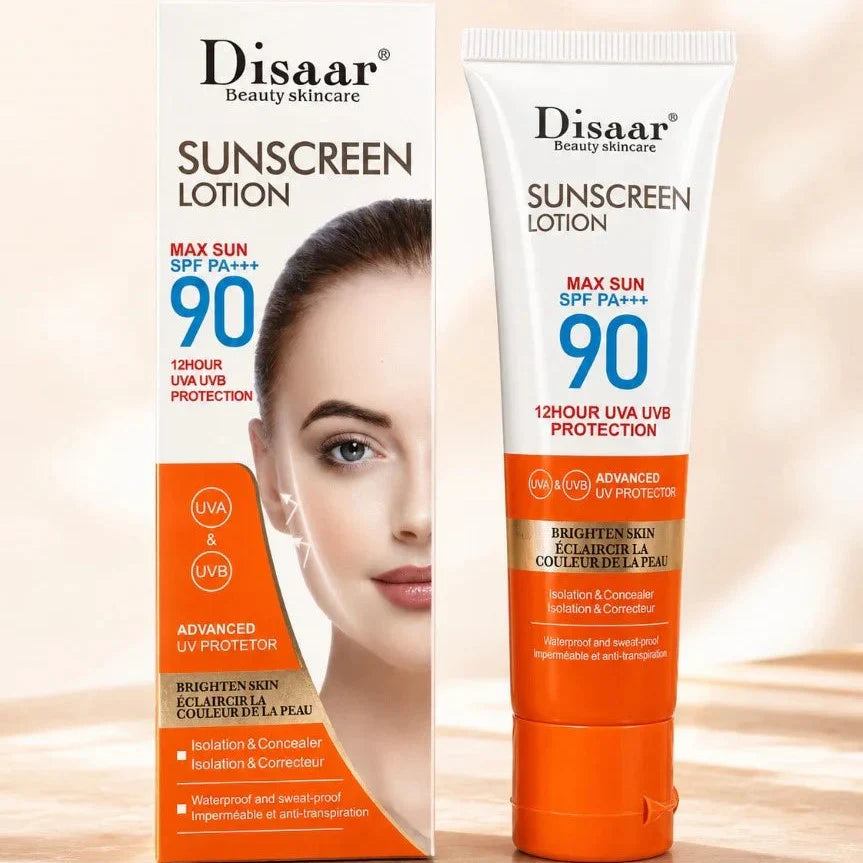Disaar SPF 90 Sunscreen Lotion SPF 90 PA+++ - 50ml - Buy Online in Pakistan at Cosmia.pk
