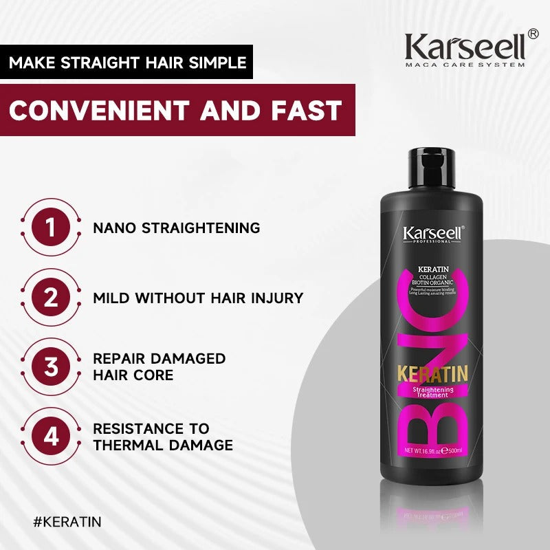Karseell BNC Keratin Straightening Treatment hair problems solution