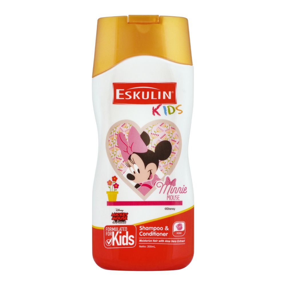 Disney Eskulin Kids Minnie Mouse Shampoo & Conditioner - 200ml - Buy Online in Pakistan at Cosmia.pk