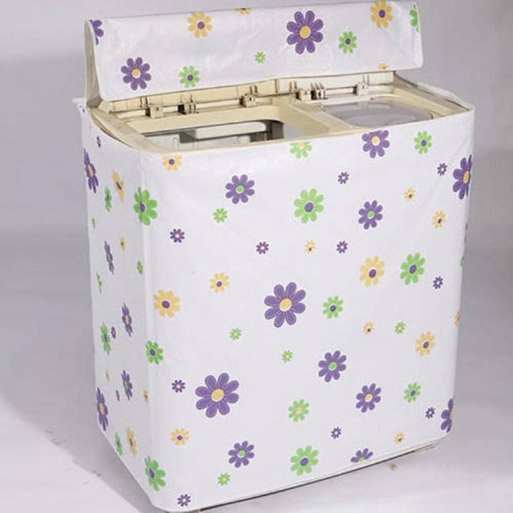 Double Washing Machine Cover Water & Dust Proof - Buy Online in Pakistan at Cosmia.pk