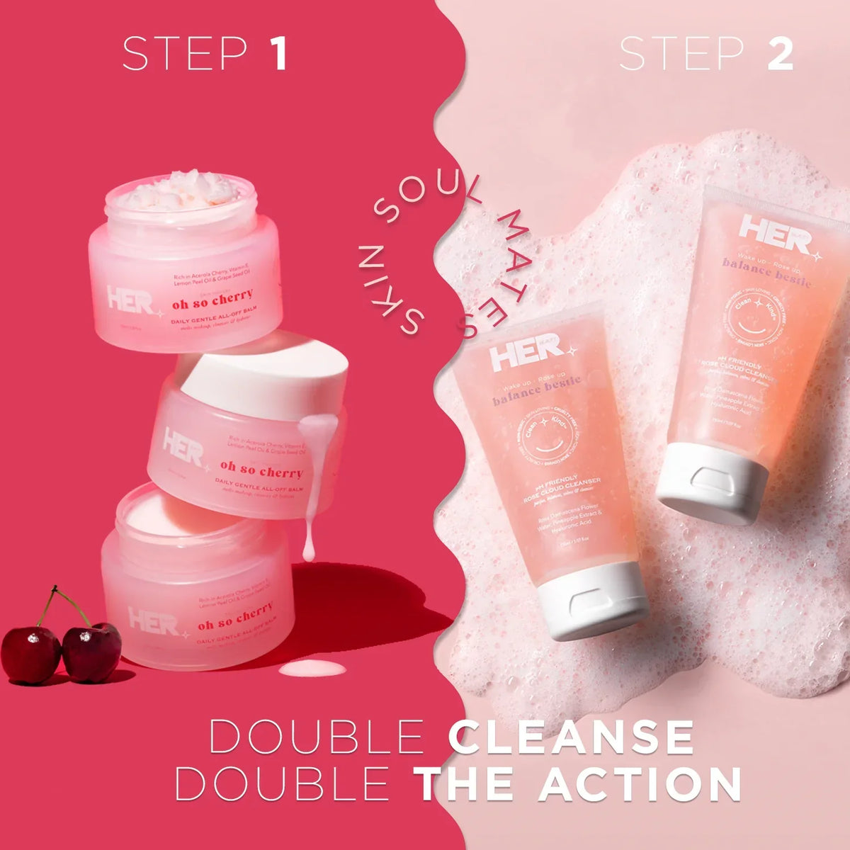HER Beauty Double Cleanse - Buy Online in Pakistan at Cosmia.pk