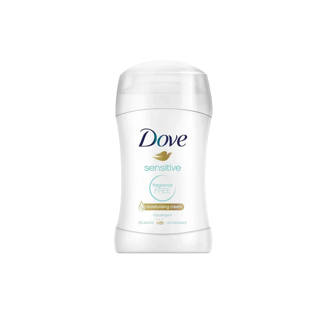 Dove Sensitive Fragrance Free Deo Stick 40g - Buy Online in Pakistan at Cosmia.pk