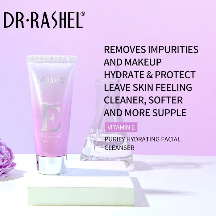 Dr.Rashel - Vitamin E Purify Hydrating Facial Cleanser - 80ml DR.Rashel