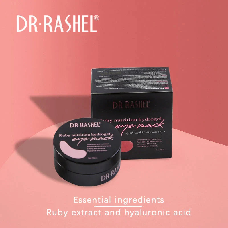 Dr Rashel Ruby Nutrition Hydrogel Eye Mask - 60Pcs DR.Rashel