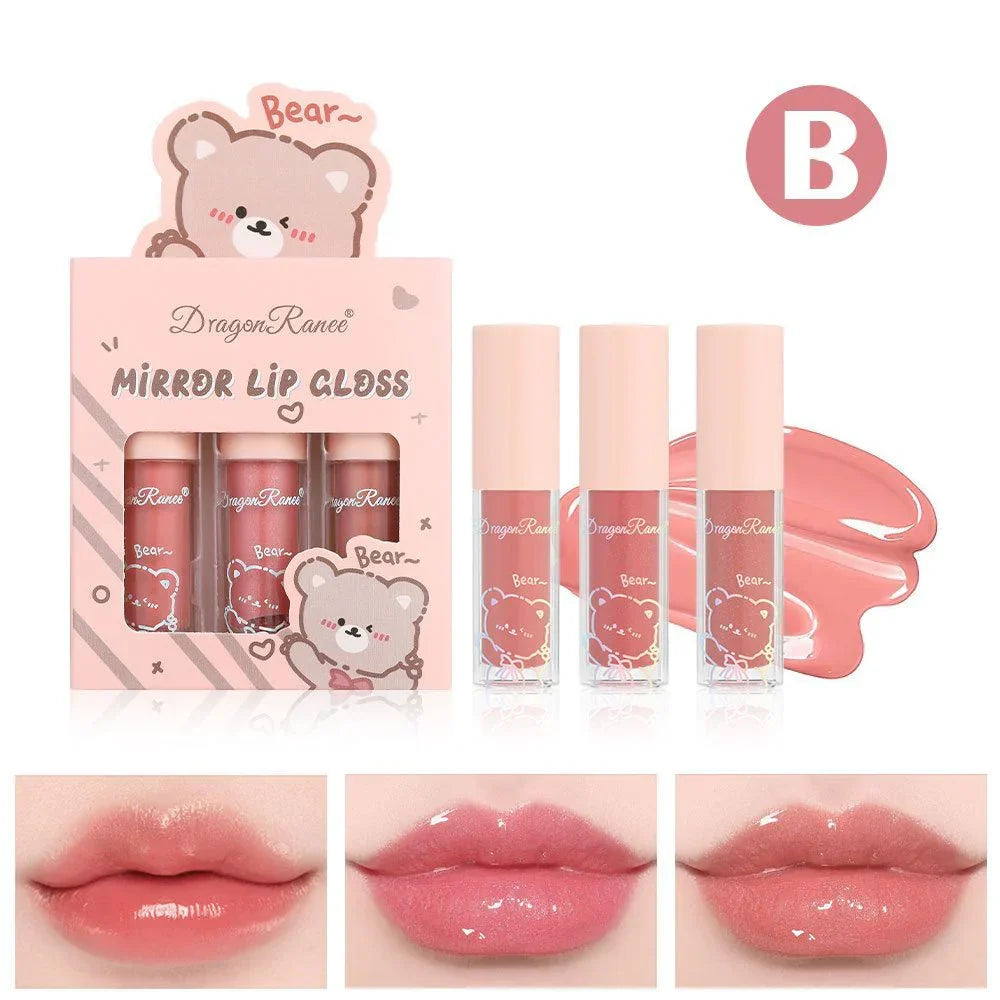 Dragon Ranee Mirror Lip Gloss 3Pcs Set - Buy Online in Pakistan at Cosmia.pk