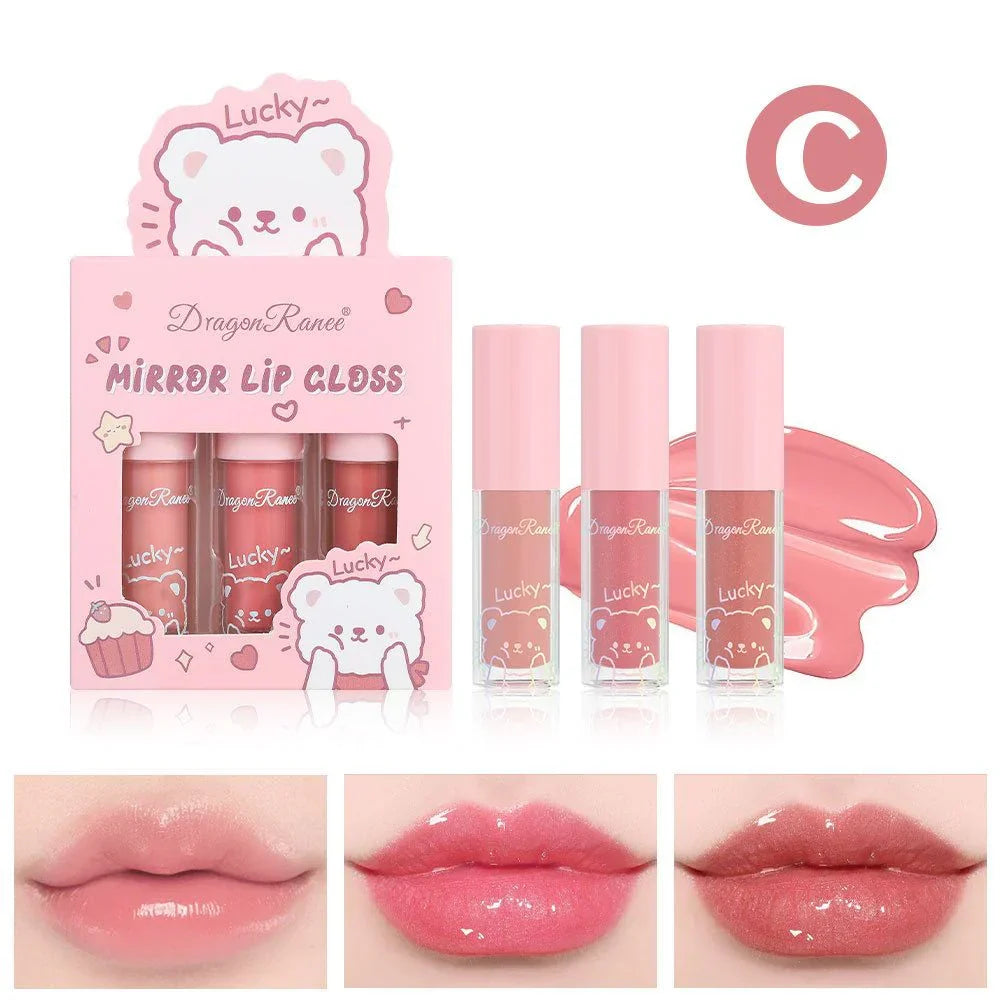 Dragon Ranee Mirror Lip Gloss 3Pcs Set - Buy Online in Pakistan at Cosmia.pk