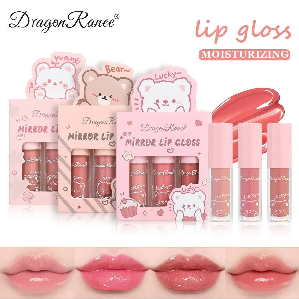 Dragon Ranee Mirror Lip Gloss 3Pcs Set - Buy Online in Pakistan at Cosmia.pk