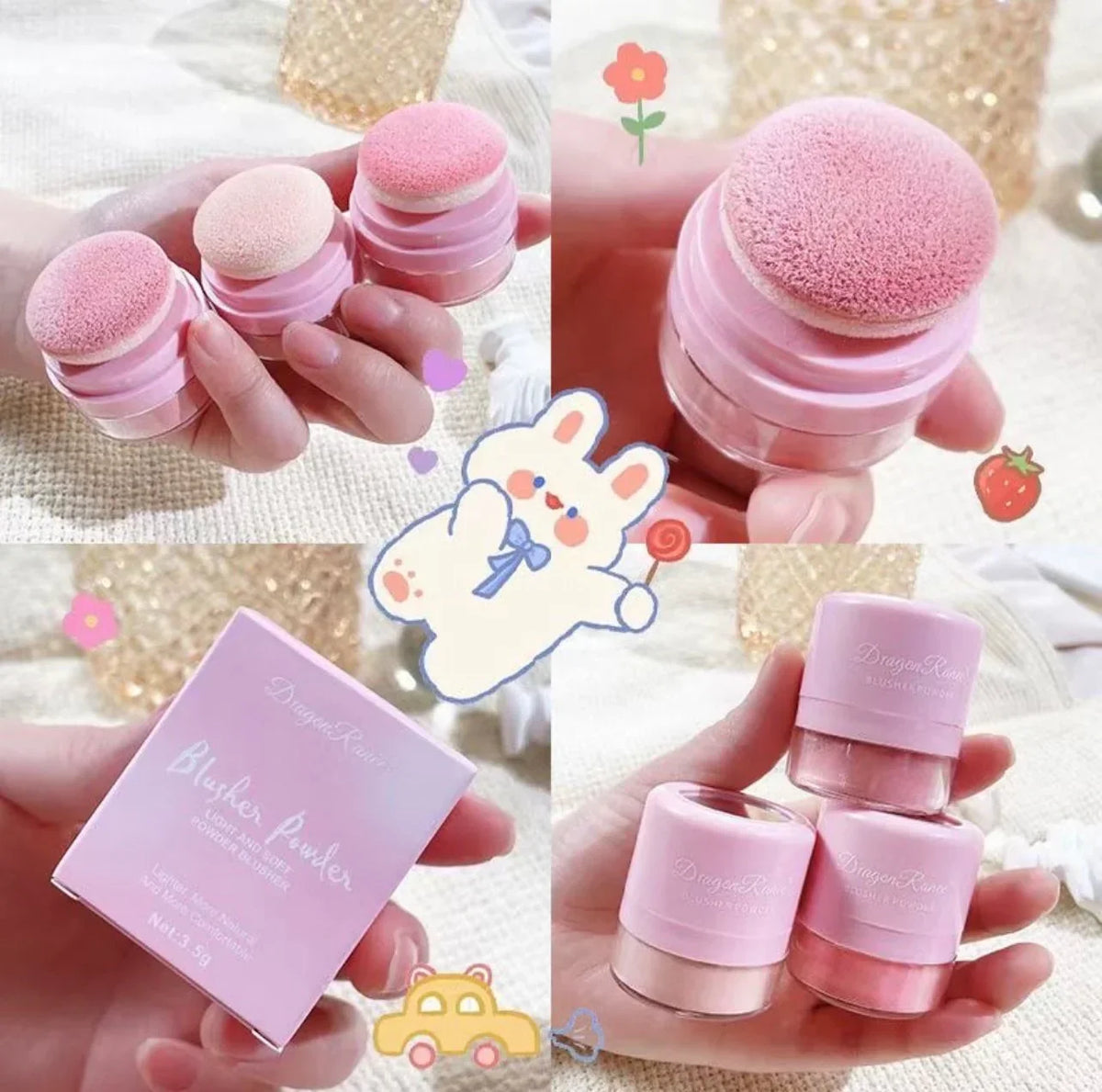 Dragon Ranee Powder Puff Blush - Buy Online in Pakistan at Cosmia.pk