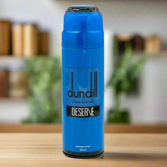 Freshrite Dundill Deserve Blue Body Spray - 200ml - Buy Online in Pakistan at Cosmia.pk