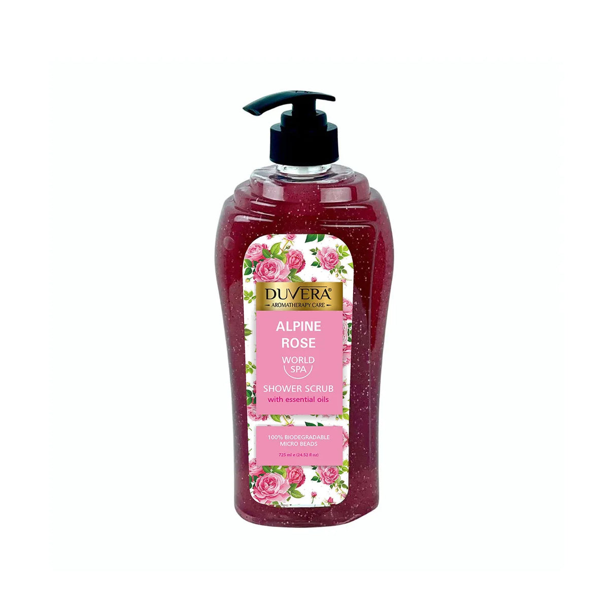 Duvera Shower Scrub French Lavender with Essentials Oils - 725ml - Buy Online in Pakistan at Cosmia.pk