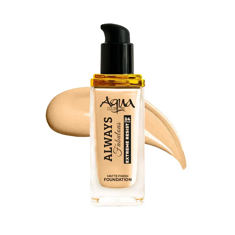 Aqua Color Line Always Fabulous Foundation - 25ml - Buy Online in Pakistan at Cosmia.pk