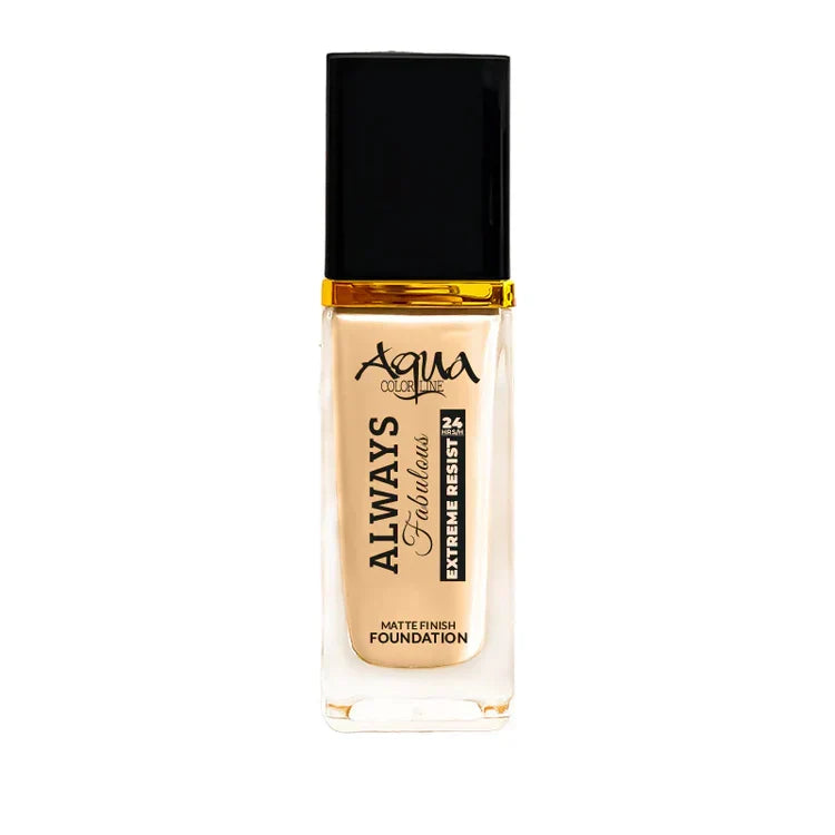 Aqua Color Line Always Fabulous Foundation - 25ml - Buy Online in Pakistan at Cosmia.pk