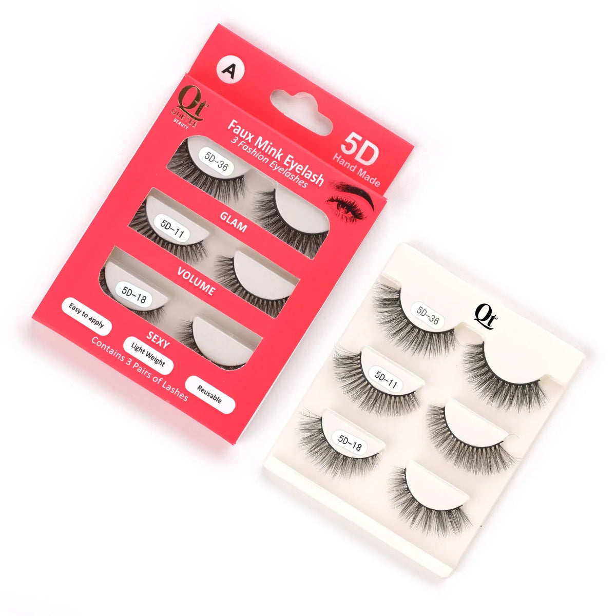 Quetee Beauty Faux Mink Eyelash-Pack Two - Buy Online in Pakistan at Cosmia.pk