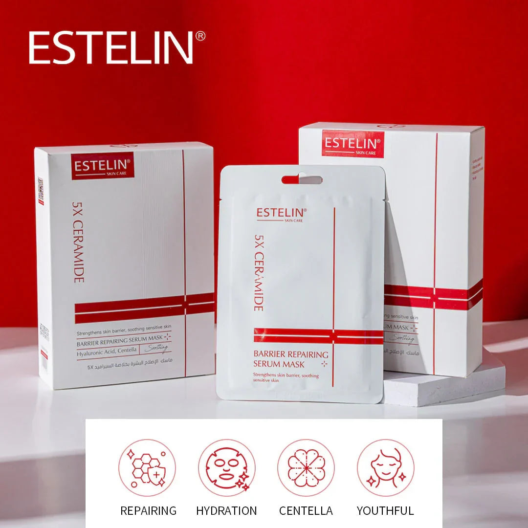 ESTELIN Skin Care 5X Ceramide Barrier Repair Serum Sheet Mask - Buy Online in Pakistan at Cosmia.pk
