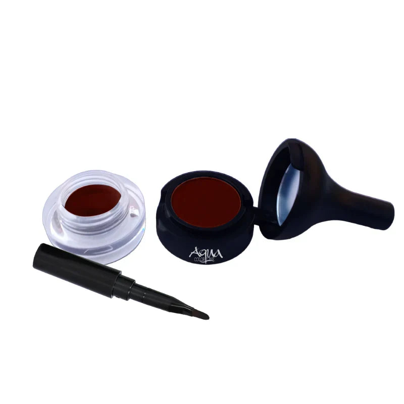 Aqua Color Line 3D Eyebrow Powder & Gel Eyeliner - Buy Online in Pakistan at Cosmia.pk