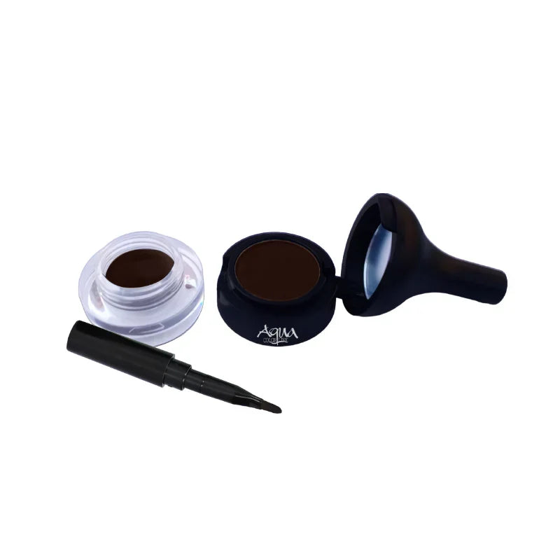 Aqua Color Line 3D Eyebrow Powder & Gel Eyeliner - Buy Online in Pakistan at Cosmia.pk