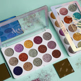 Emelie 15 Color Glitter Eyeshadow Palette - Buy Online in Pakistan at Cosmia.pk