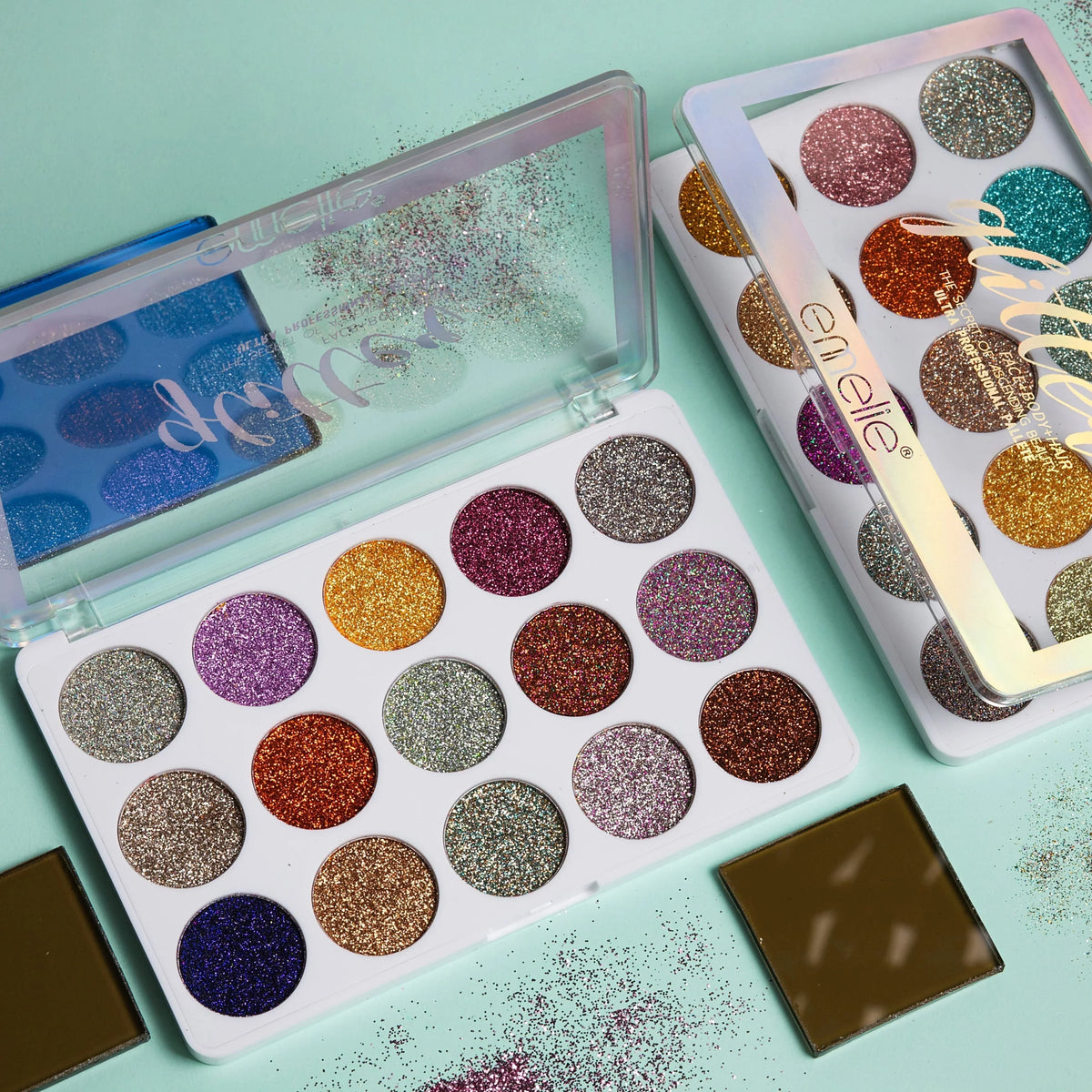 Emelie 15 Color Glitter Eyeshadow Palette - Buy Online in Pakistan at Cosmia.pk
